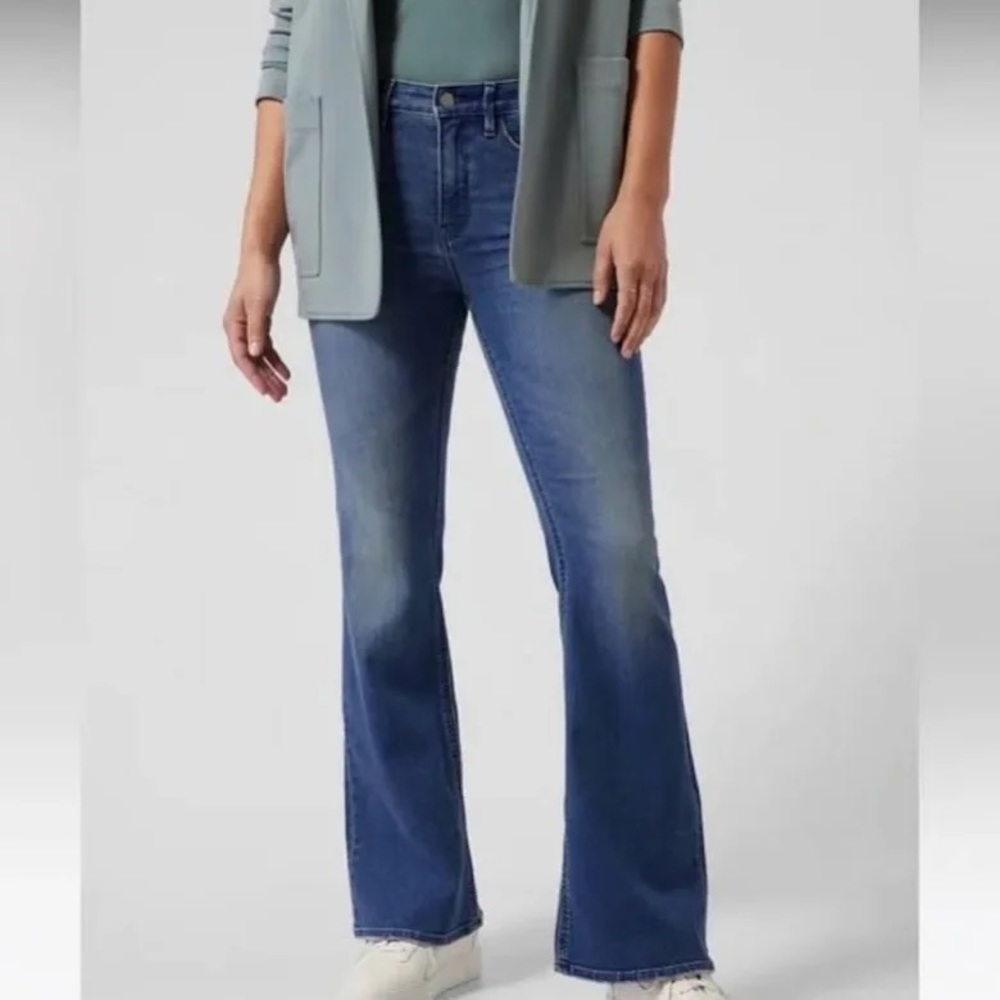 Athleta Sculptek High Rise Flare Jeans